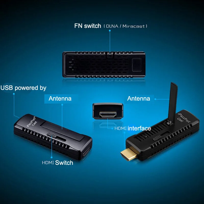 ТВ ключ для DLNA Airplay Wi Fi дисплей Miracast USB bluetooth адаптеры Dongles приемник HDMI Full HD 1080 P