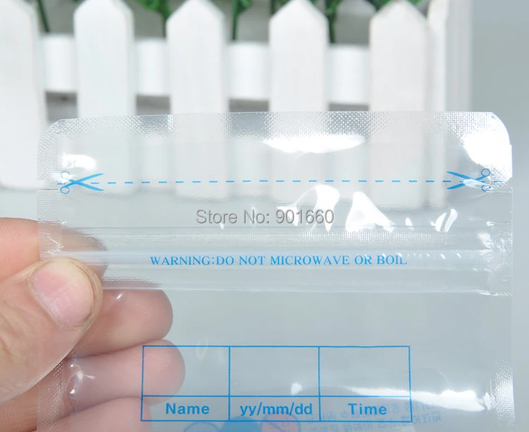 30pcs Baby Feeding Sterilised Breast Milk Storage Freezer Bags 200ML | Мать и ребенок