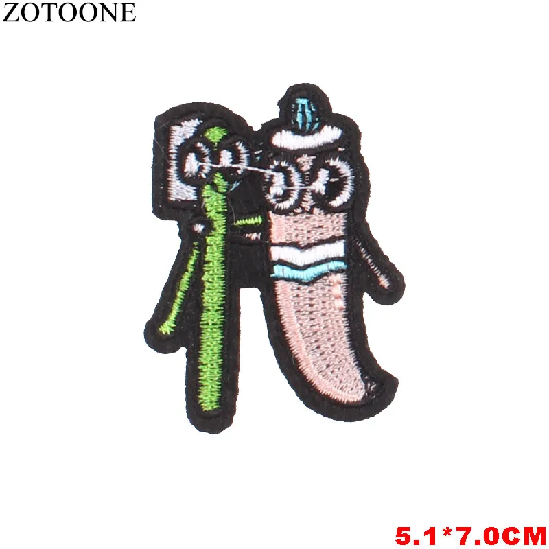 Нашивки с фруктами ZOTOONE наклейки в виде клубники сделай сам Термотрансферная