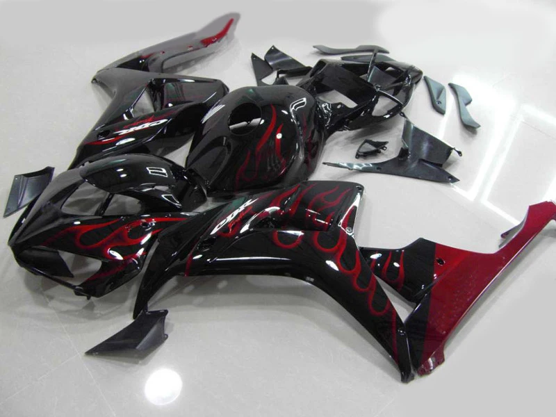 Набор обтекателей мотоцикла для HONDA CBR1000RR 06 07 CBR 1000RR 2006 2007 CBR1000 ABS Красный Пламя
