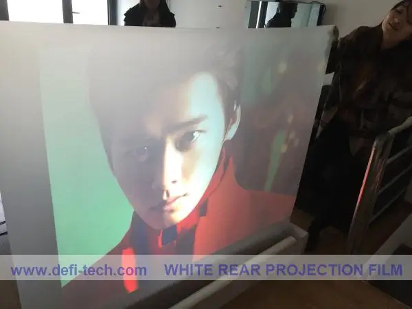 60 &quot1 квадратный метр клейкая белая цветная задняя проекционная пленка/фольга