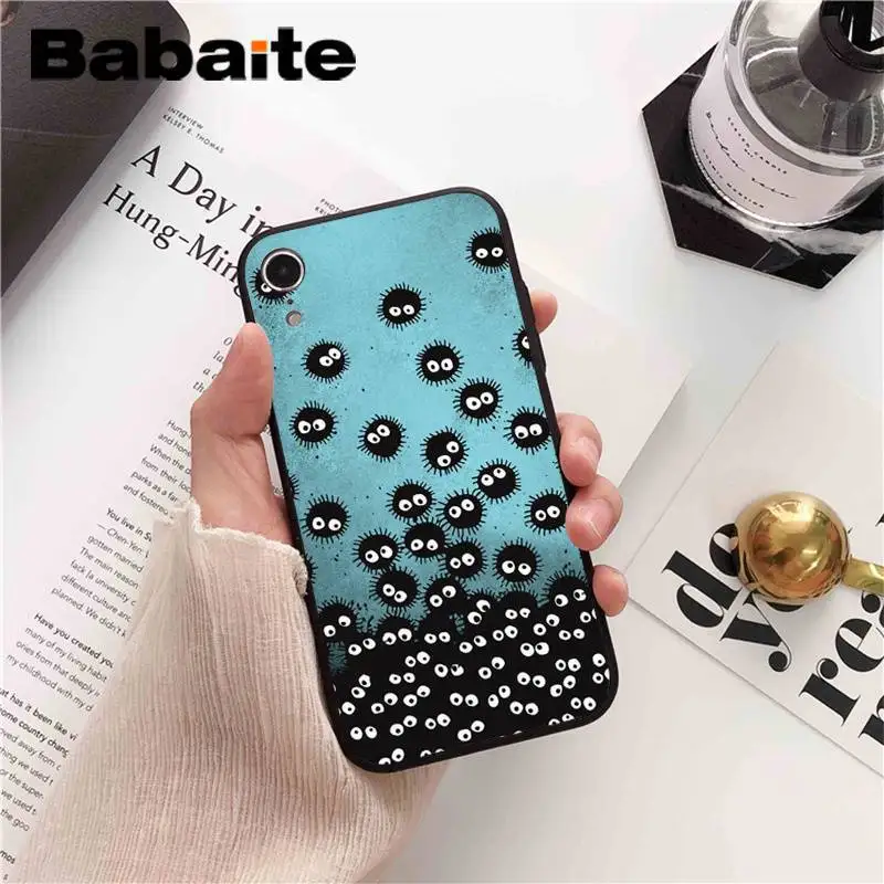 Babaite МИЛЫЙ Тоторо Унесенные призраками аниме Ghibli Миядзаки PhoneCase для iPhone8 7 6 6S 6plus 5 5S SE XR X XS MAX 11 11pro 11promax
