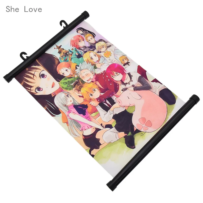 She Love Japan аниме Nanatsu No Taizai Seven Deadly sinds плакат настенный свиток домашний декор