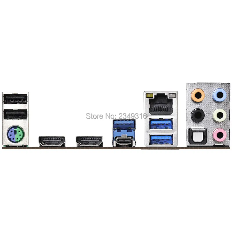 Новая материнская плата A320 AM4 MINI-ITX ITX HTPC для настольной платы ASRock A320M-ITX USB3.1 M.2 DDR4 |