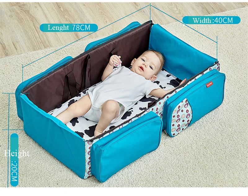 Складная портативная кровать складная детская кроватка с сеткой