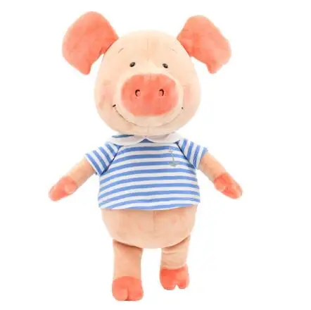 

30cm 40cm Germany wibby pig red and blue clothes striped shirt navy pig plush toys lovely gifts 1pcs