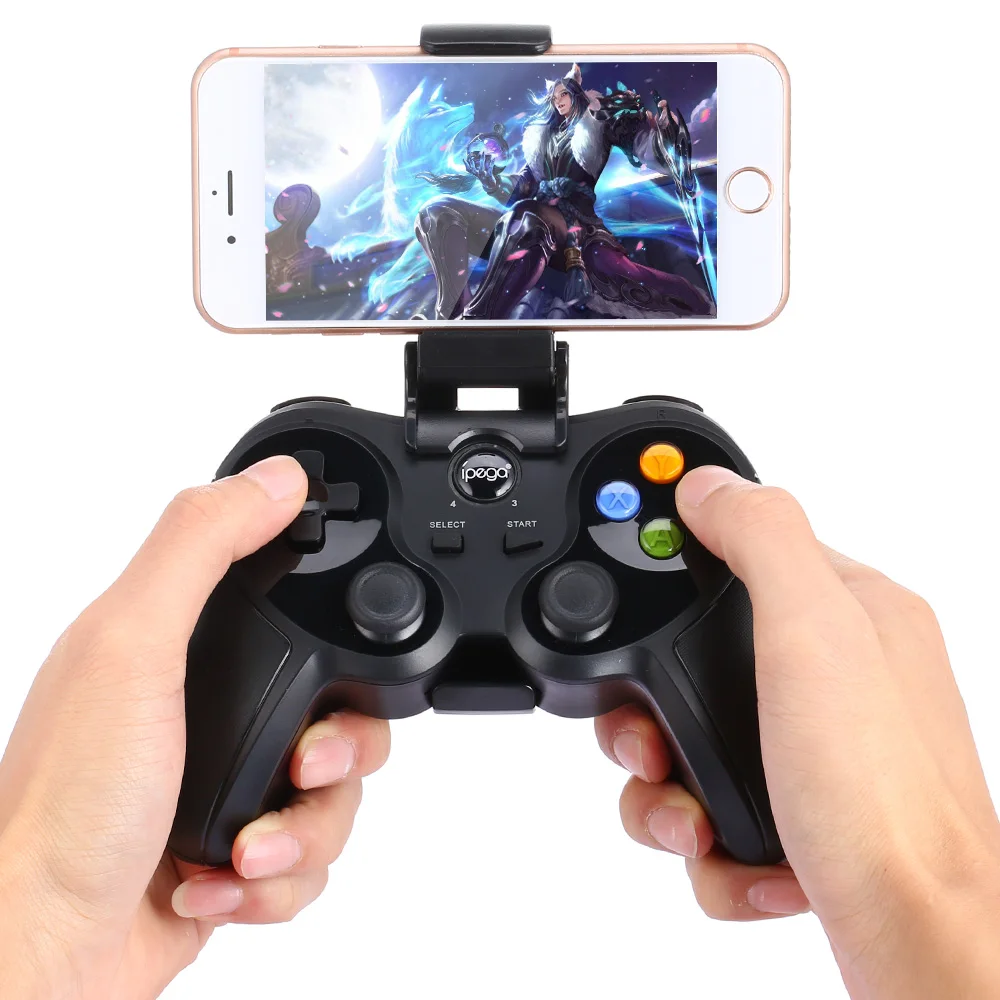 IPEGA Беспроводной геймпад игровой контроллер Bluetooth Pad консоли с кронштейн для Android