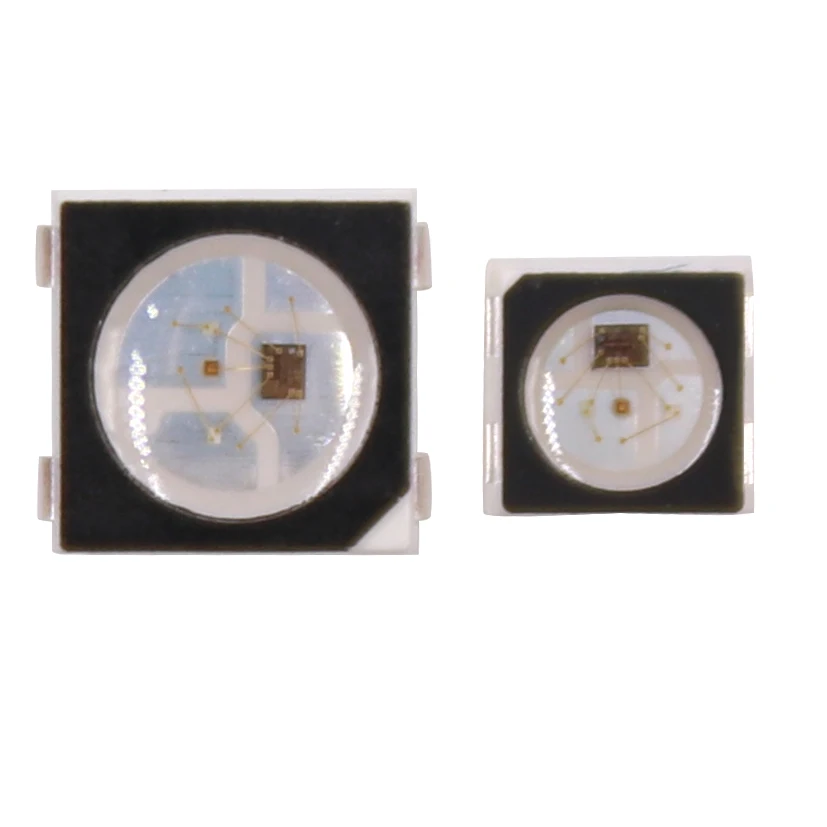 Индивидуально адресуемый SK6812 мини 3535 5050 SMD RGB светодиодный чип цифровые пиксели белый/черный как WS2812B светодиодный s DC5V 2~ 1500 шт