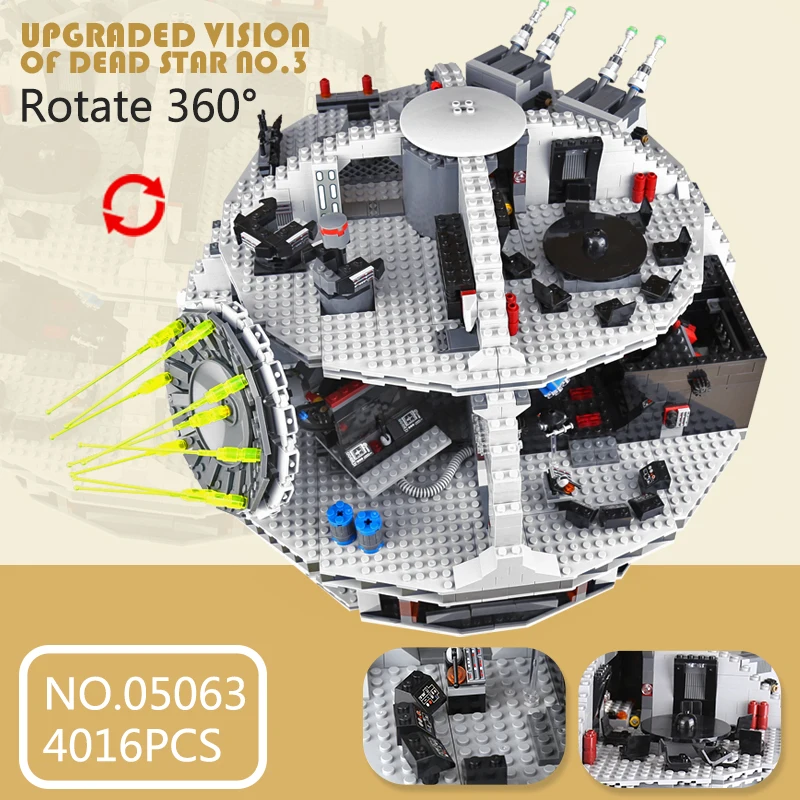 Star 05063 Wars UCS Звезда смерти игрушки Совместимые Legoings 75159 строительные блоки кирпичи