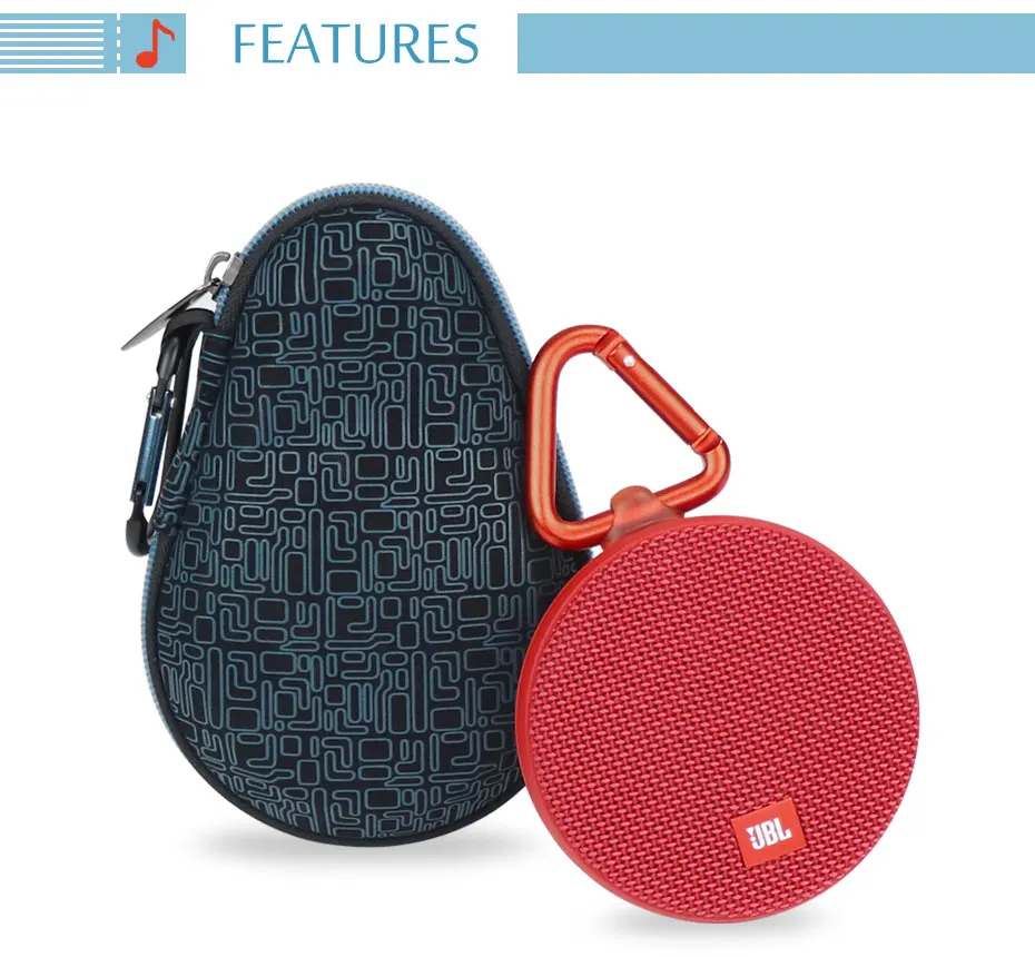 IKSNAIL Bluetooth динамик дорожные сумки для JBL клип 2 беспроводной динамик s Soundbox Коробка Для Хранения Чехол протектор переноски EVA жесткий чехол