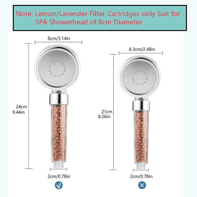 Уникальный Анионный фильтр ароматизатор насадка для душа Спа Замена витамина