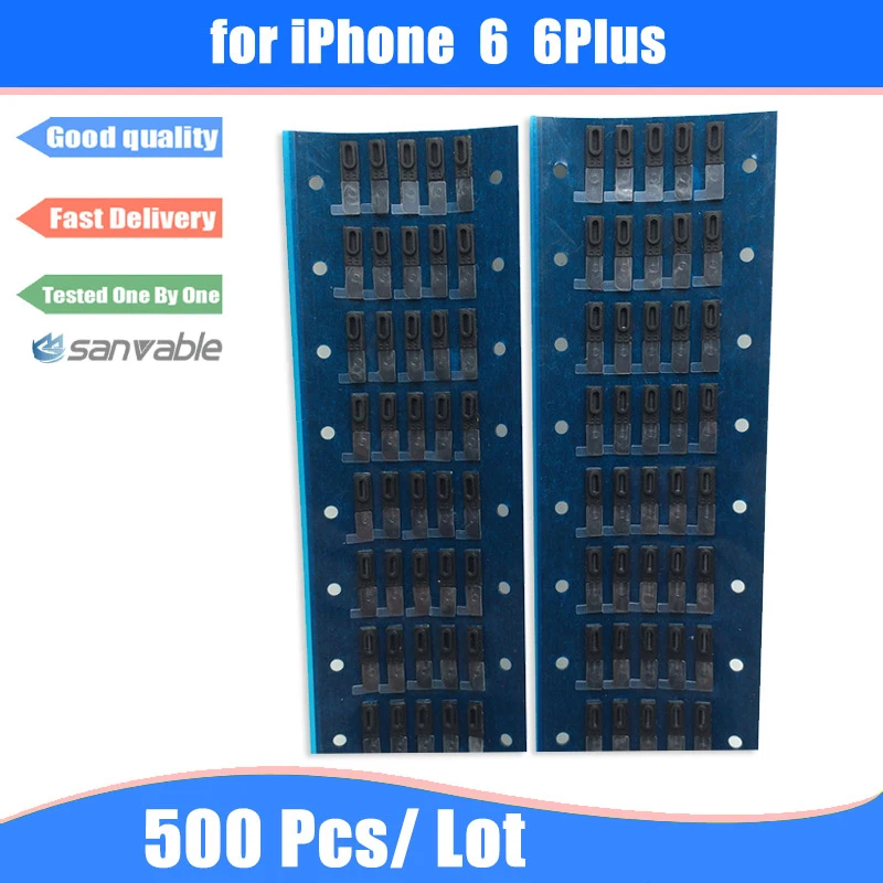 Высококачественные внутренние наушники вкладыши для iPhone 6 6Plus 500 шт./лот сетка