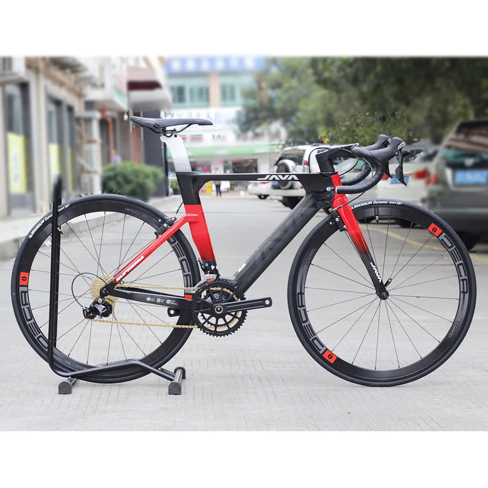Шоссейный велосипед JAVA Suprema Carbon 700C с 105 5800 переключателем Aero Direct V тормоза