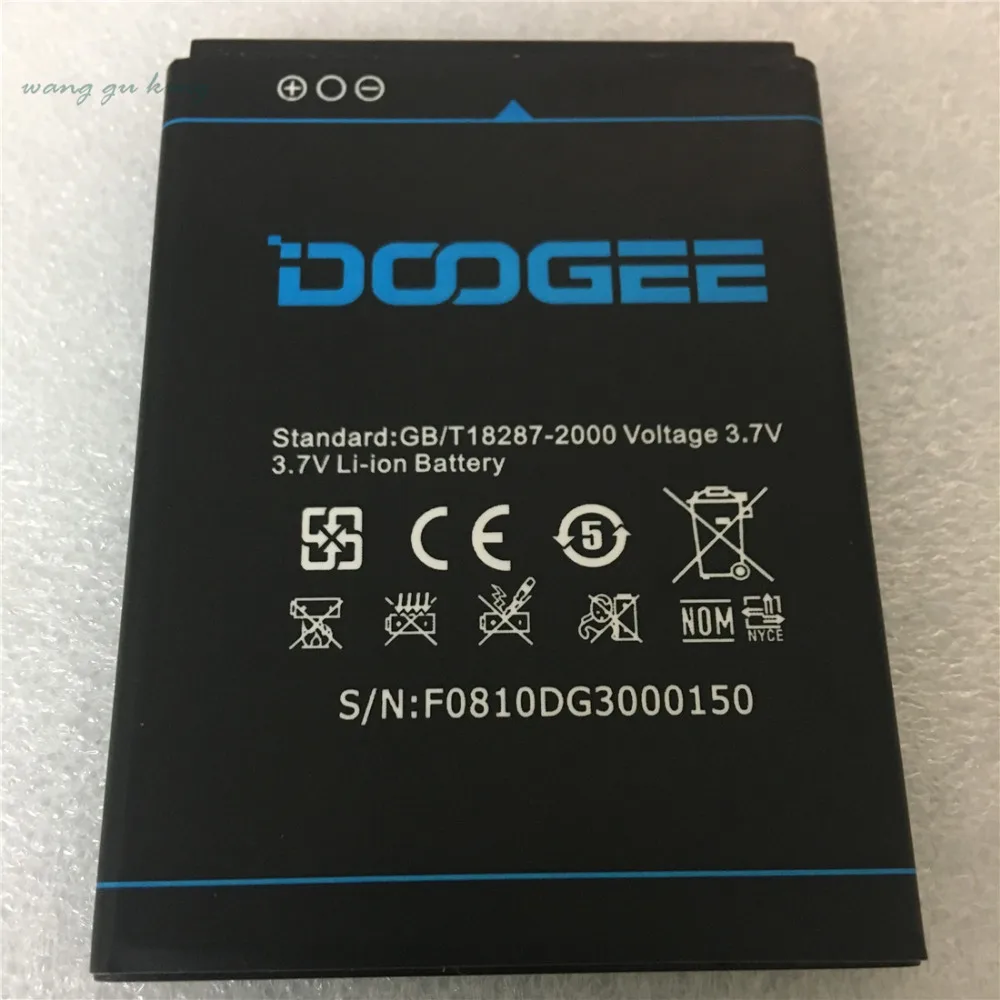 

Новая аккумуляторная батарея для Doogee DG300 2500 мАч 3,7 в