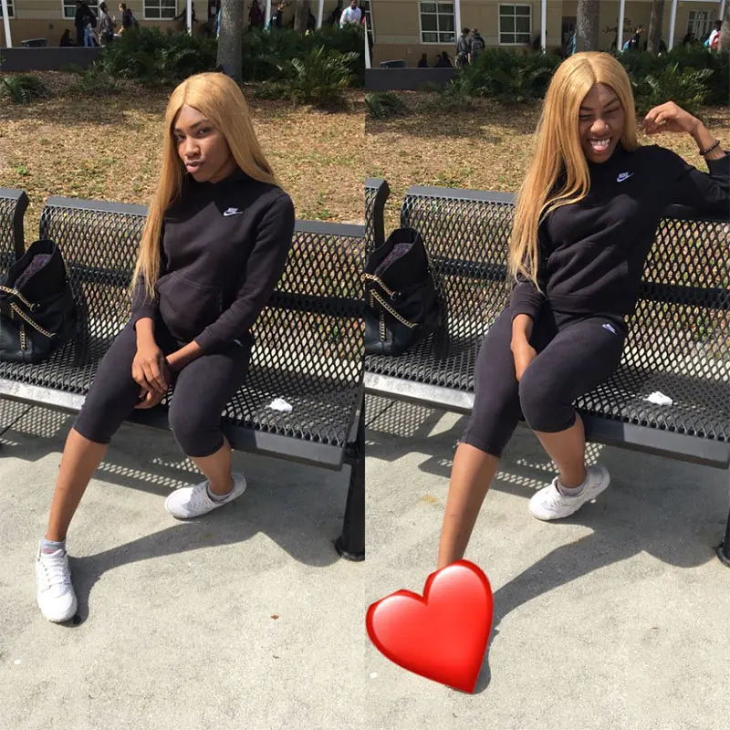 #27 Перуанские светлые человеческие волосы парики прямые 1B 30 цветные Омбре кружевные передние человеческие волосы парики для черных женщин медовый блонд парик нереми - Цвет волос: #27