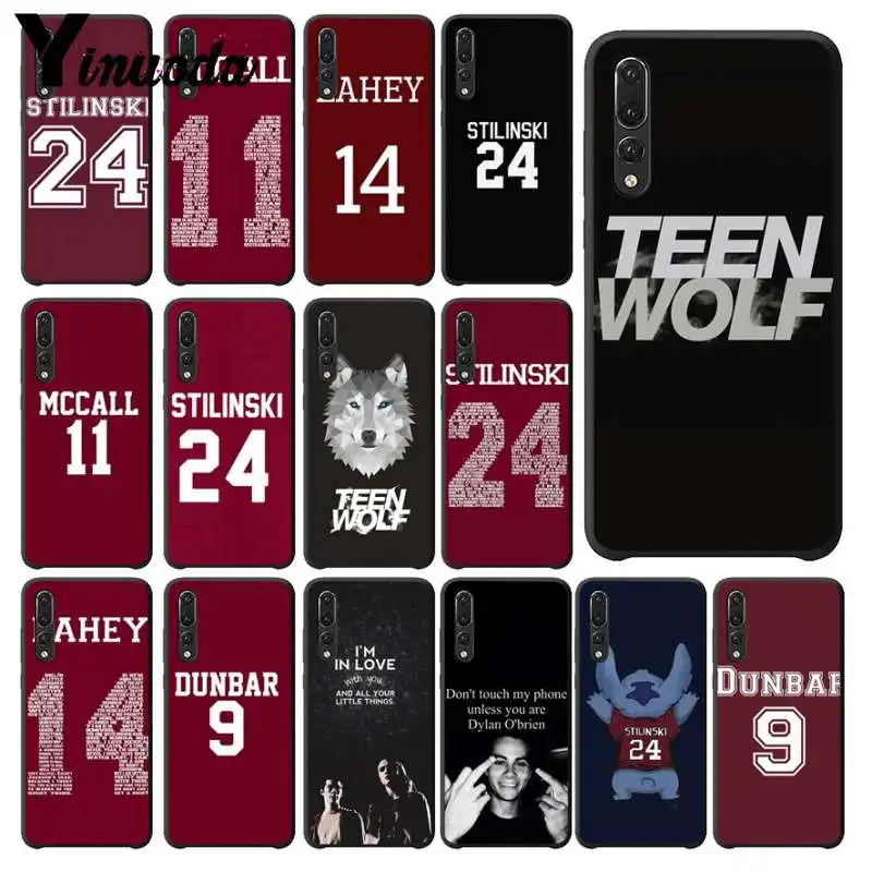Yinuoda Teen Wolf Stilinski 24 Dunbar 9 Мягкий Силиконовый ТПУ чехол для телефона Huawei P 10 P20 коврик