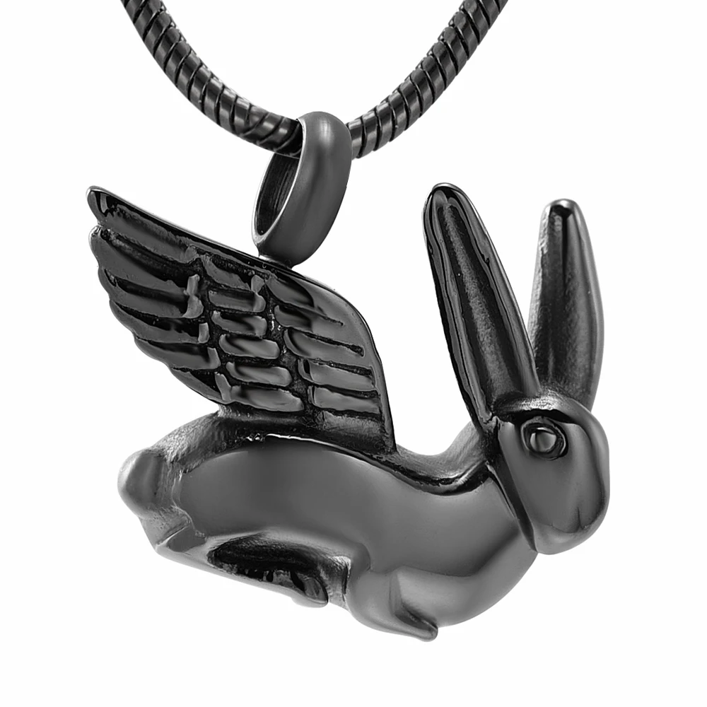 JJ10032 подвеска-урна в виде крыла ангела для золы-потеря питомца из нержавеющей