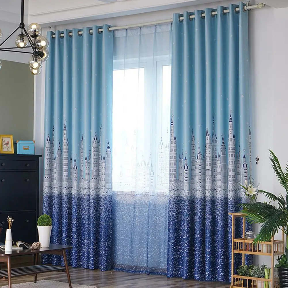 1 шт. занавеска на окна для детской комнаты с отверстиями украшения дома | Дом и