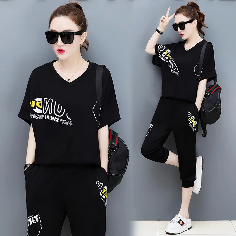 Спортивный костюм женский комплект из двух предметов Vetement Femme 2019 Chandal Mujer 2 Piezas