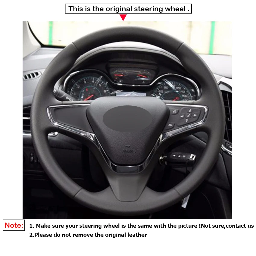 LQTENLEO карбоновое волокно черный натуральная кожа DIY Автомобильный руль Крышка для Chevrolet Cruze- вольт Cruze