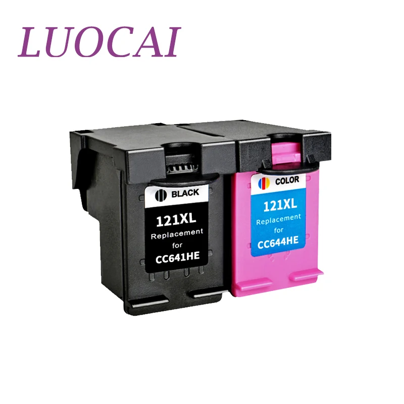 

LuoCai Compatible ink cartridges For HP121 For HP 121 photosmart c4683 C4783 Deskjet D2563 D1663 D2663 F2530 F2545 F2560 printer