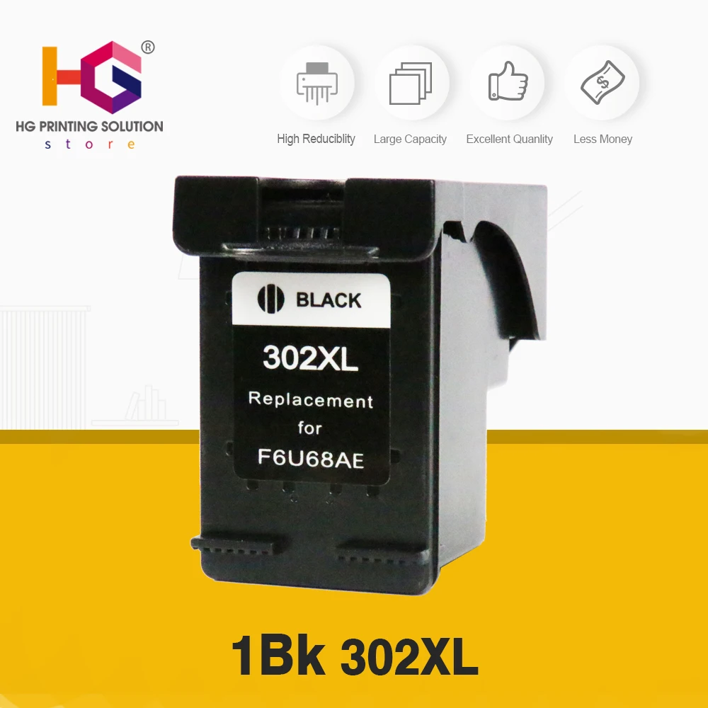 QSYRAINBOW Восстановленный картридж для HP 302 XL чернильный принтера Deskjet 2130 2131 1110 1111