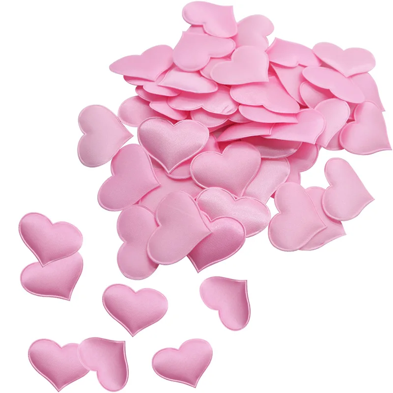 100 Pcs 3cm Sponge Heart Shaped Confetti Throwing Petals For Wedding Party Gift Birthday Table Scatter Decoration Buttons|Украшения