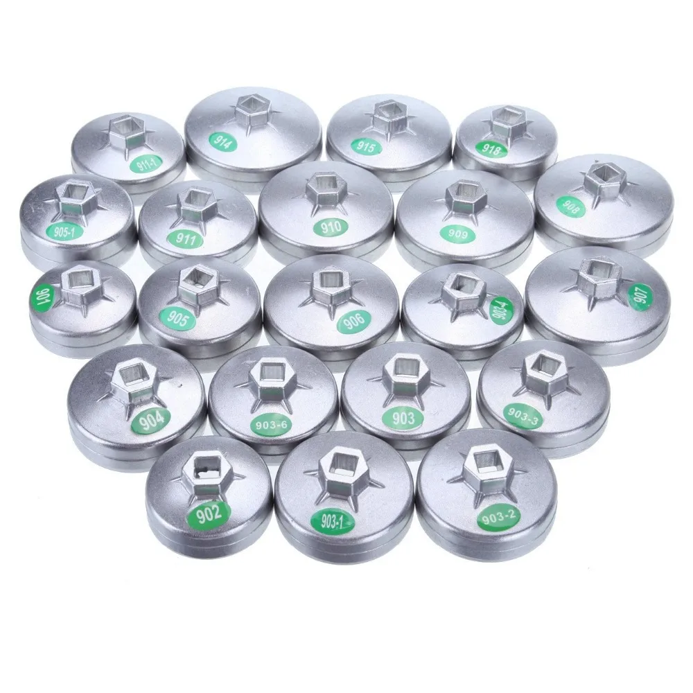 Mainpoint 23 шт. Масляный Фильтр Крышка для снятия гаечного ключа Набор торцевых