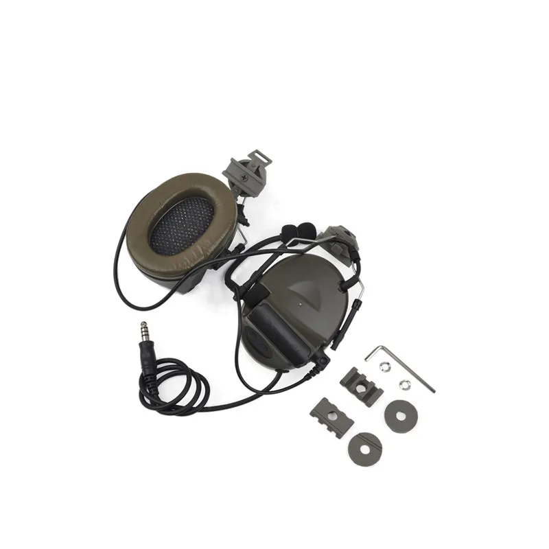 Z-TAC Z031 Comtac ii Headphone with Peltor Adapter for Hunting Quick Helmet Rail Adapter Headset