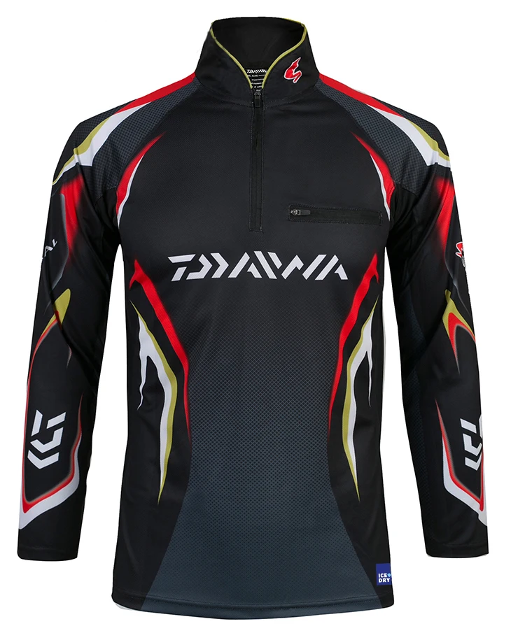 M 3XL 2018 теплый DAIWA dawa рыболовство одежда мужская дышащая защита от солнца УФ