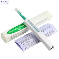 fiber cleaner 2 5mm one click cleaning pen for fibre optic connector sc fc st universal connector ftth tools free shipping elink