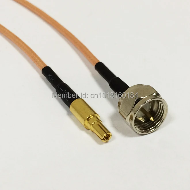 Новый Штекерный разъем F к штекеру CRC9 штекер RG316 Кабельный адаптер 15 см 6 дюймов