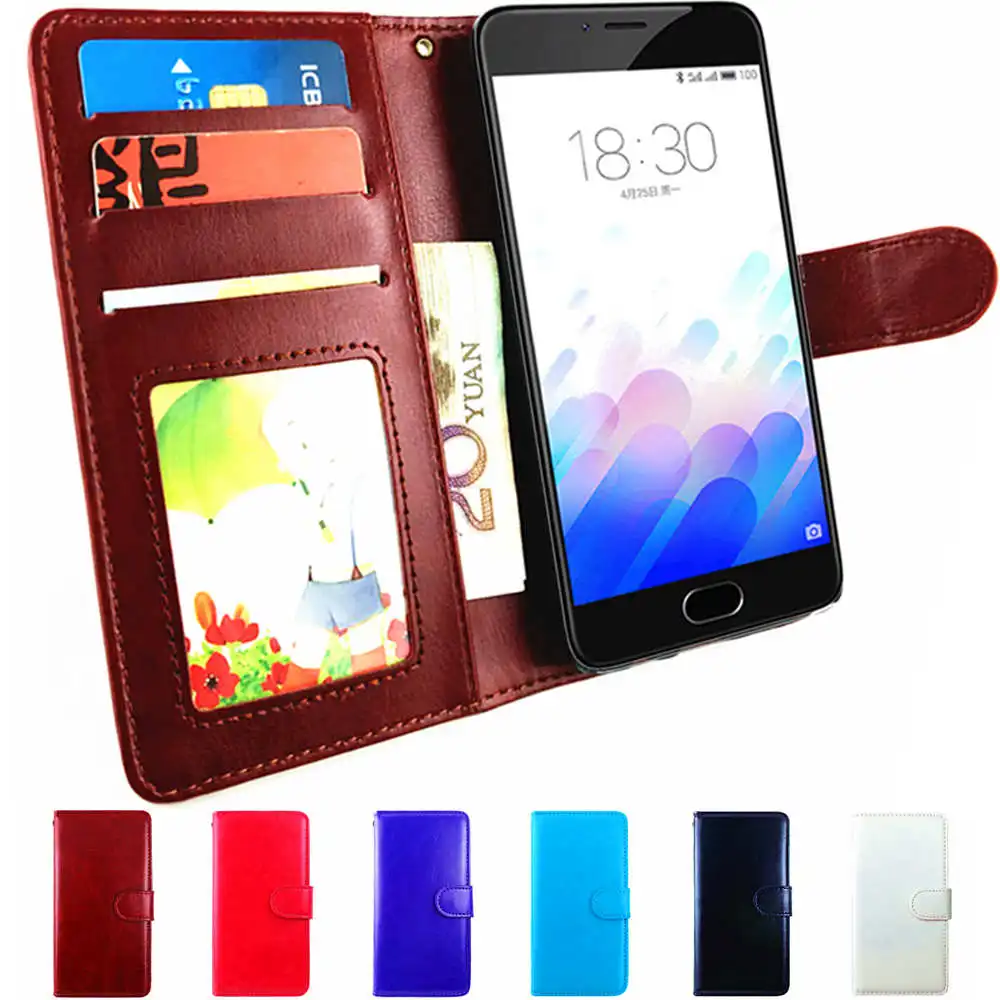 Чехол книжка для Meizu M3 Note кожаный чехол бумажник M 3 M3Note Роскошный телефона твердая