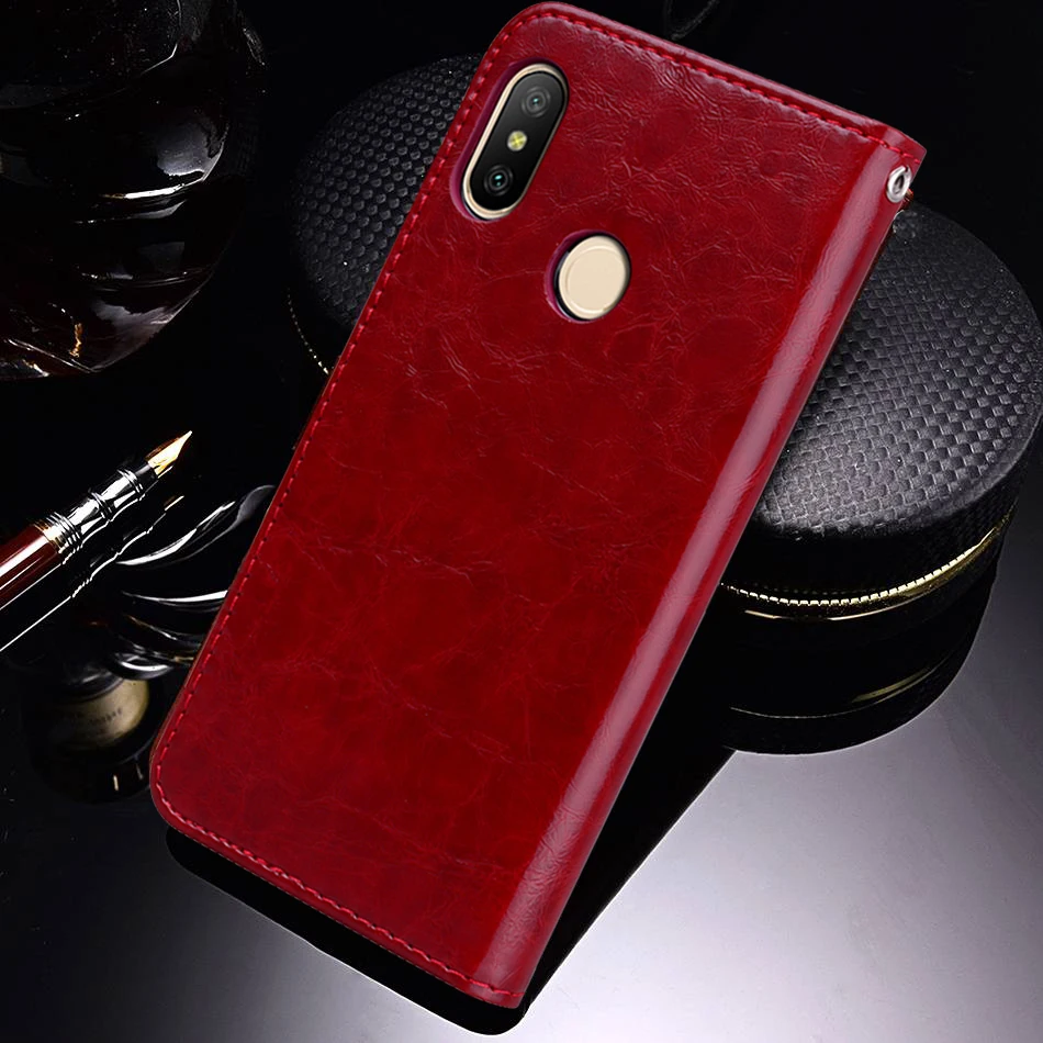 Чехол бумажник для Xiaomi Mi A2 Lite Mi9 Mi8 Redmi 5 Plus 6A 5A 4X кожаный чехол Note Pro 7 6 чехлы