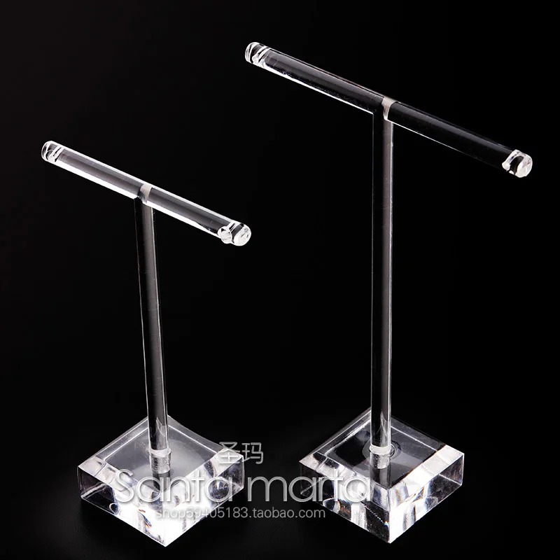 2 шт прозрачная Милая акриловая подставка витрина для сережек держатель высокого