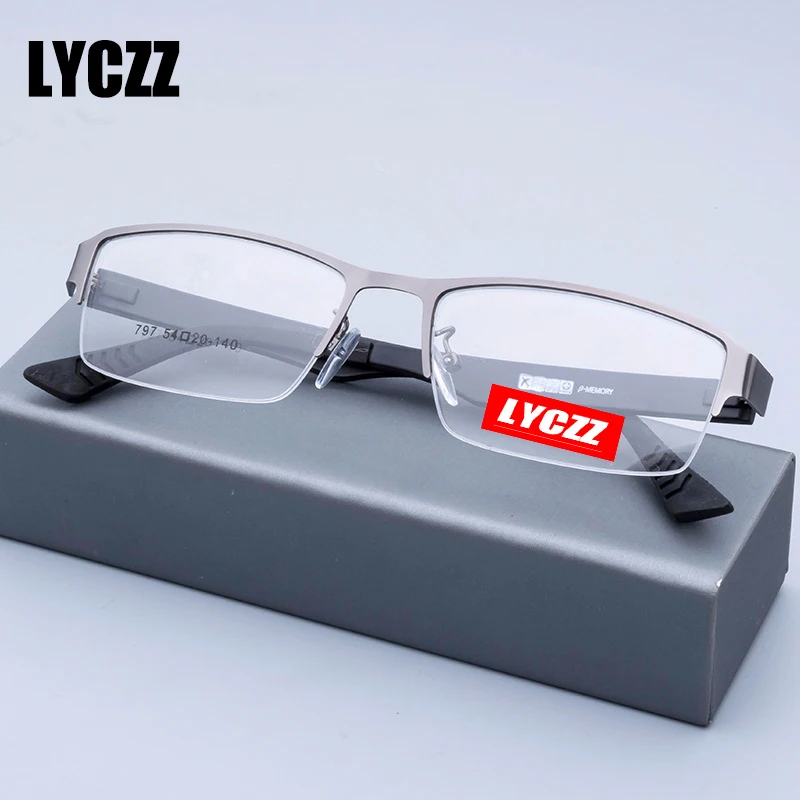 LYCZZ 2019 по рецепту для чтения близорукости прозрачные солнцезащитные очки Рамка