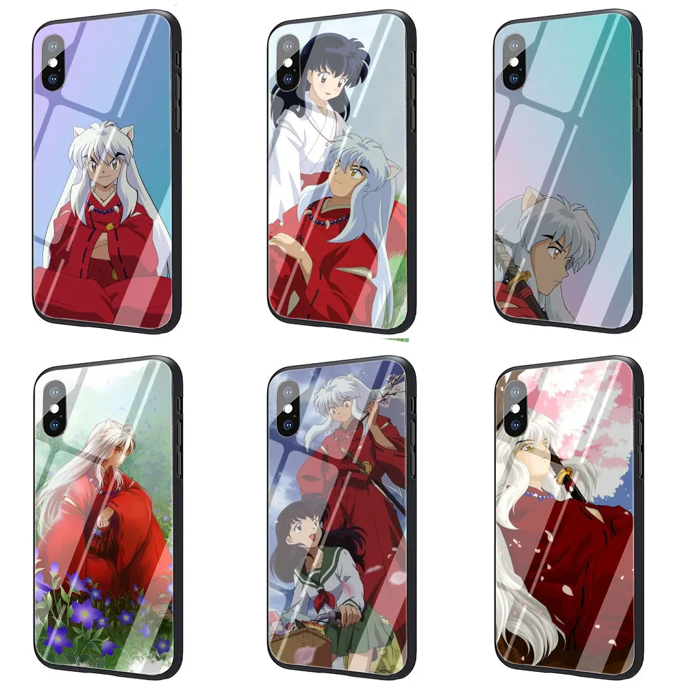 Inuyasha Аниме закаленное стекло чехол для телефона iPhone 11 Pro 6 6S Plus 7 8 Plus X XS XR XS Max