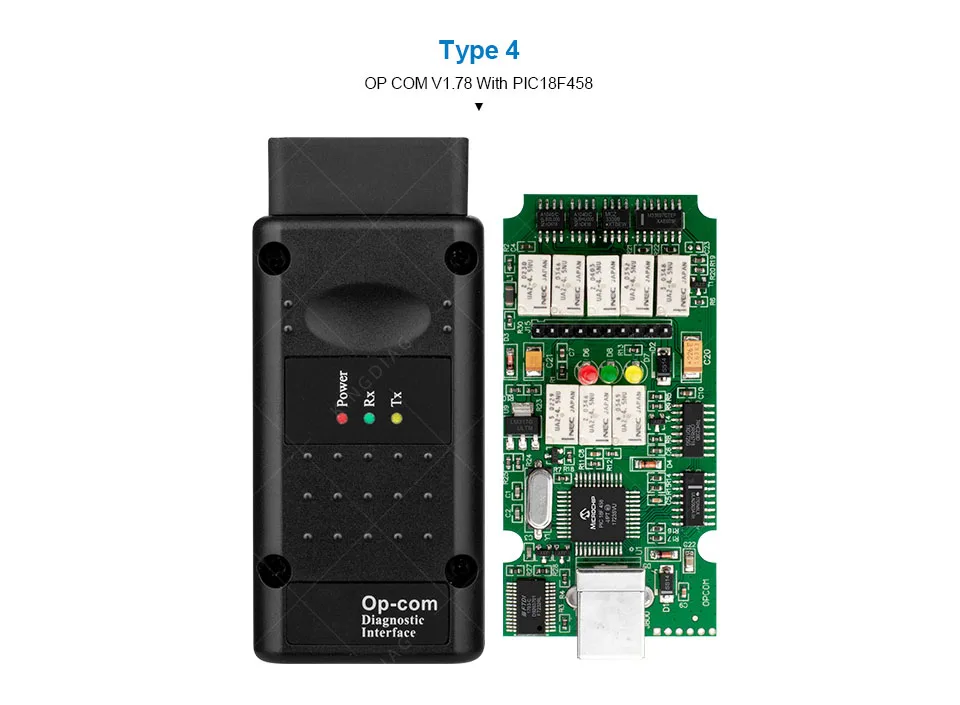 Opcom для opel сканер op com V1.65/V1.7/V1.78/V1.99 с PIC18F458 FTDI obd opel Авто диагностический сканер CAN BUS интерфейс