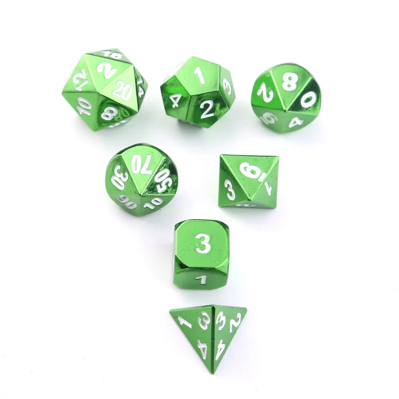Rpg Dobbelstenen Metalen Dnd многогранные наборы Dados Подземелья и Драконы алюминиевые Zwart Dices D20 10 12 6 Tafel Games Transparan