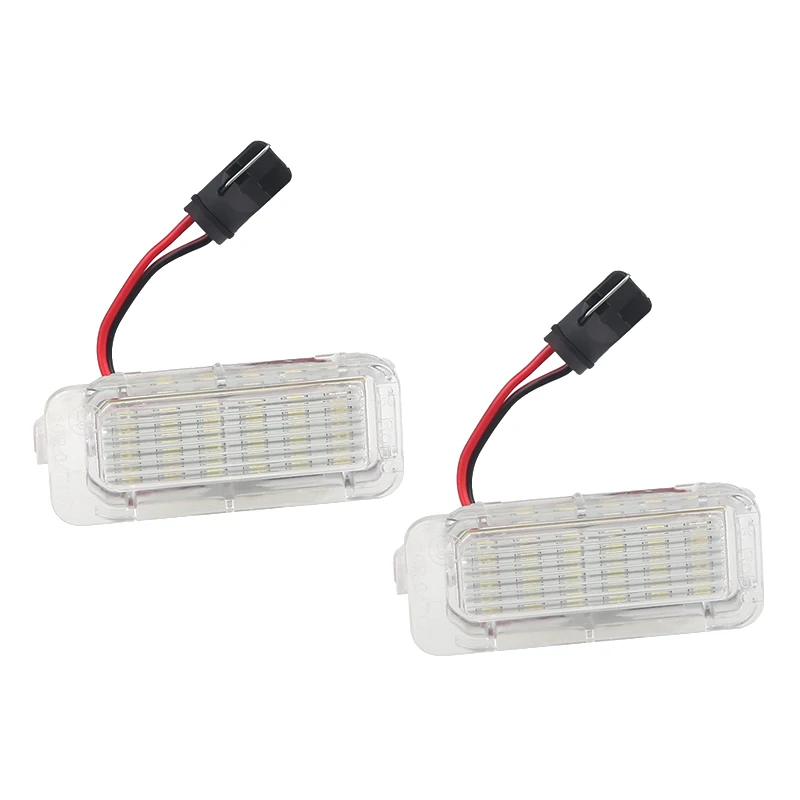 Лампы для номерного знака 18 светодиодов 2 шт. без ошибок 12 В Canbus белый Ford Focus Fiesta
