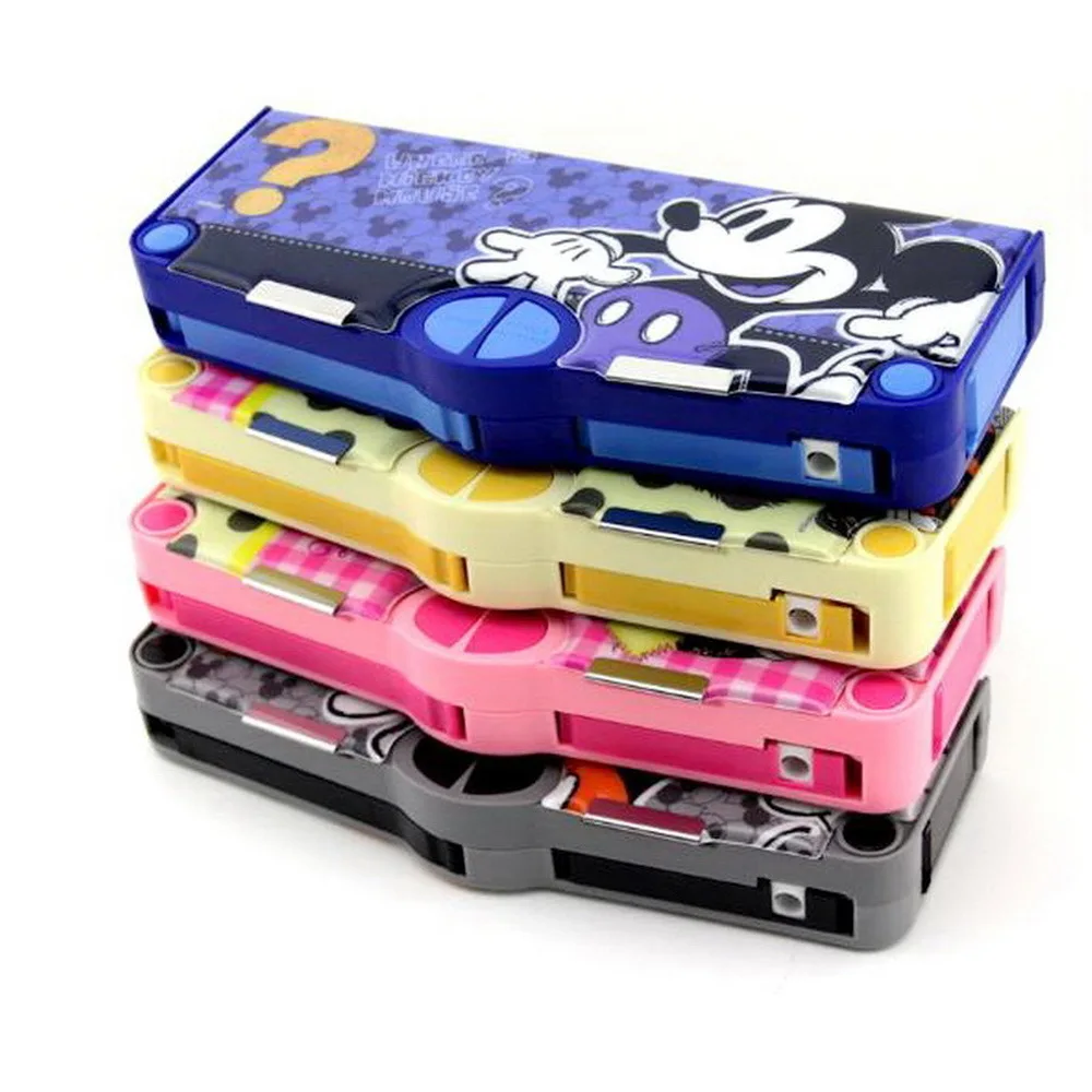 New shop 220806/Multifunctional stationery / children primary school kindergarten boys and girls plastic cute pencil case | Канцтовары