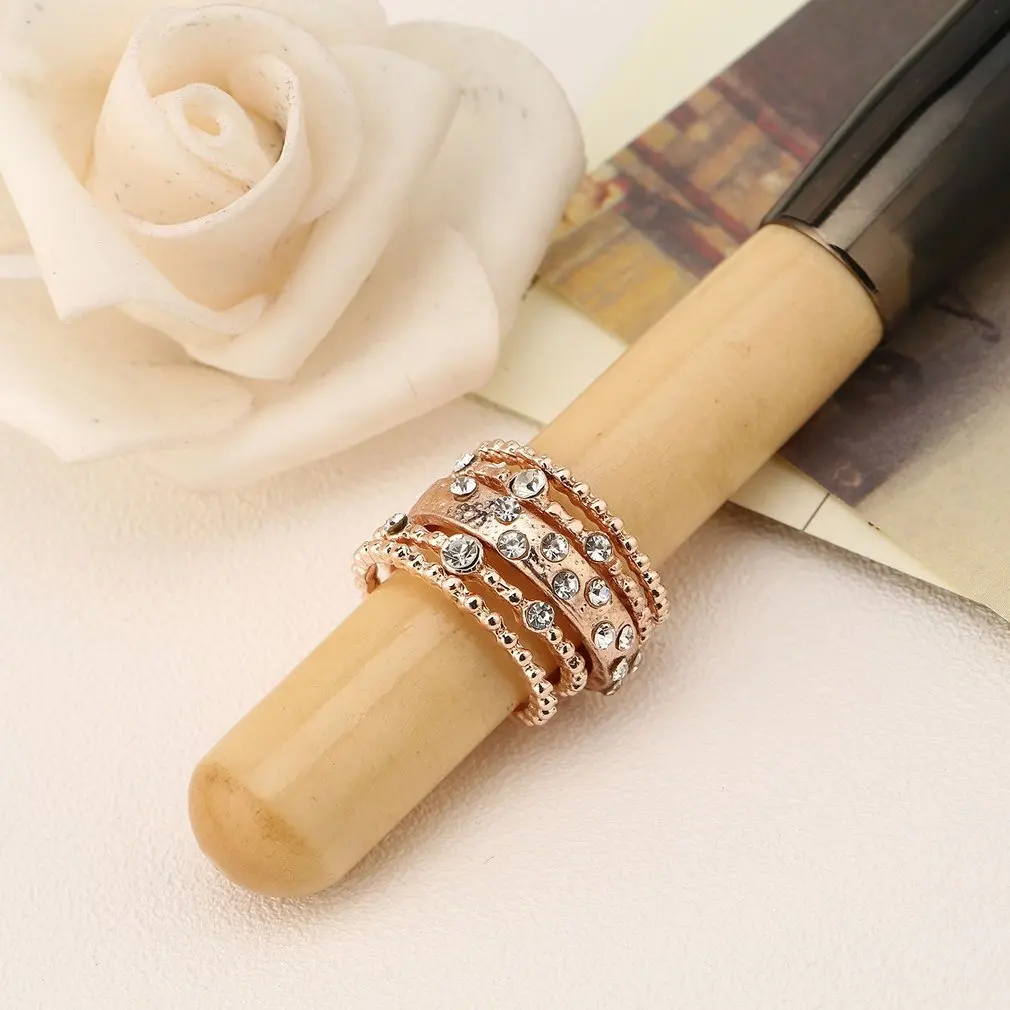 Новинка 5 шт./компл. модное стекируемое кольцо очаровательные кольца для женщин