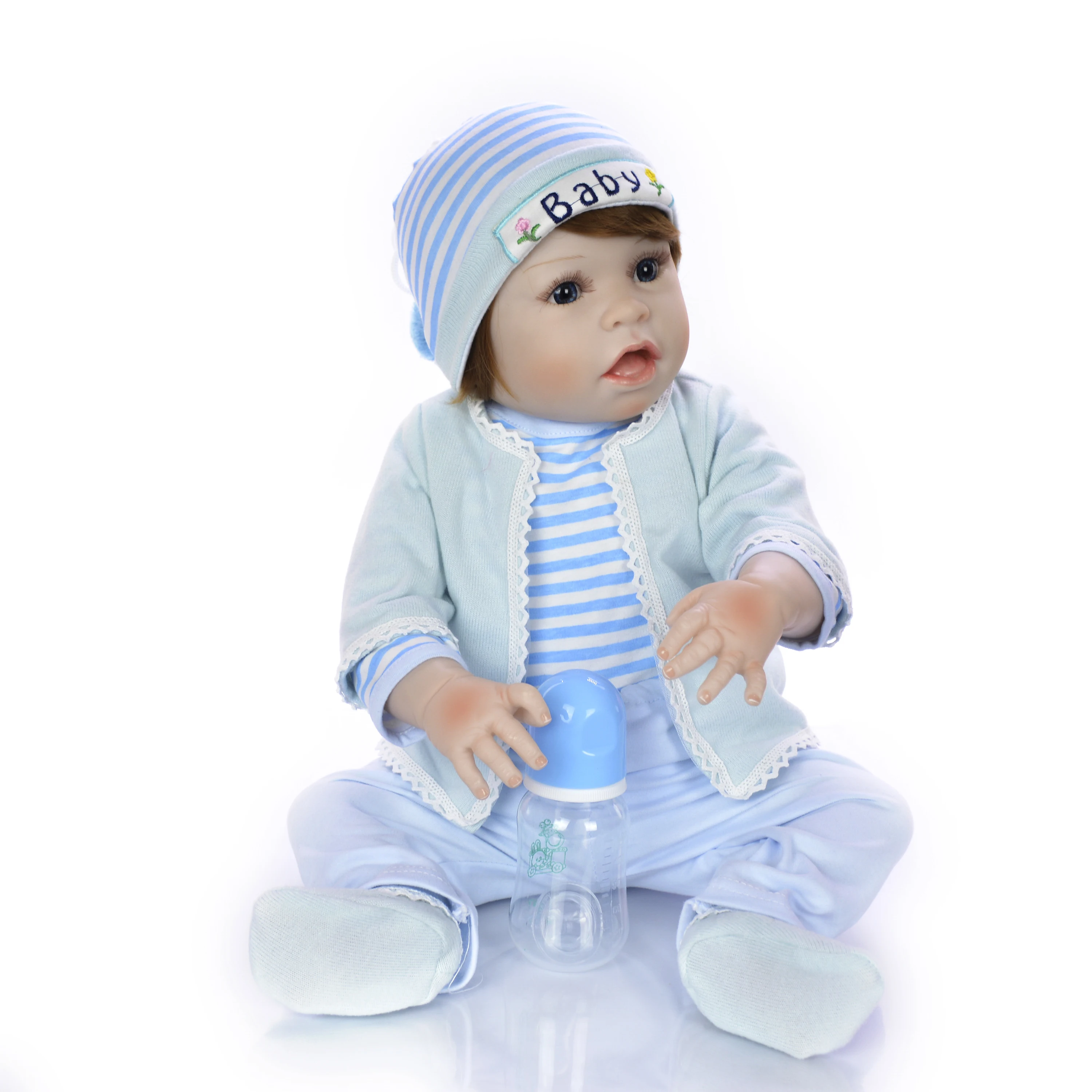Новое прибытие 23 'ཱུ см Reborn Baby Doll полное Силиконовое боди реалистичное Boneca Menina