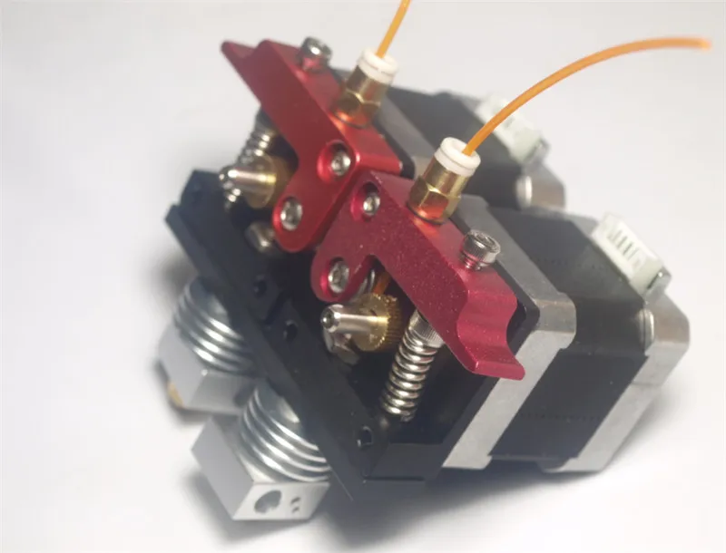 Детали для 3D-принтера Reprap металлический двойной прямой экструдер 1 75 мм нить с