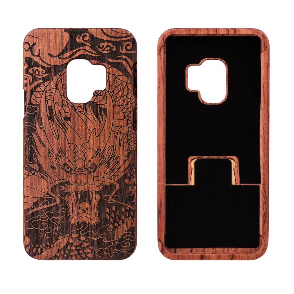 For Samsung S 9 S9 Plus Case Luxury Natural Wood Phone for Galaxy S9+ Cover Wooden High Quality Shockproof | Мобильные телефоны и