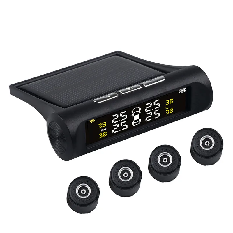 Система контроля давления в шинах sikeo система солнечная зарядка TPMS цифровой
