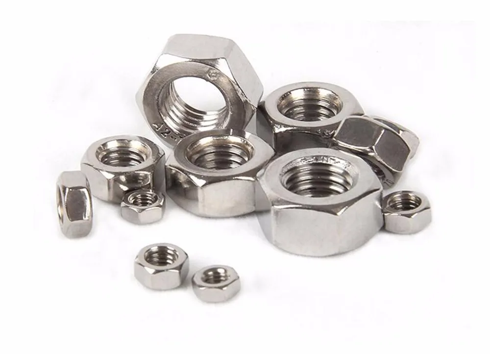 

100pcs M1.6 M2 M2.5 Stainless Steel Hex Nut Hexagon Nuts Hexagonal Nut Screw Nut