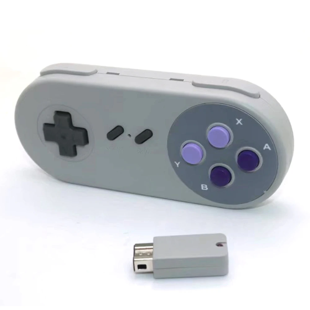 

2PCS Wireless Button Style Gaming Controller for Super N-t-d classic edition Gamepad for S-N-E-S mini console