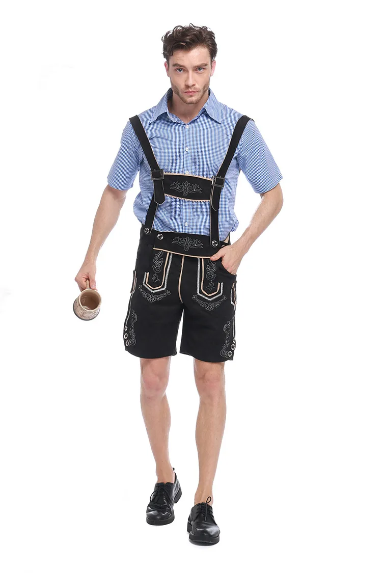 Эхо Взрослый мужской традиционный Октоберфест Костюм Lederhosen Bavarian Octoberfest немецкий