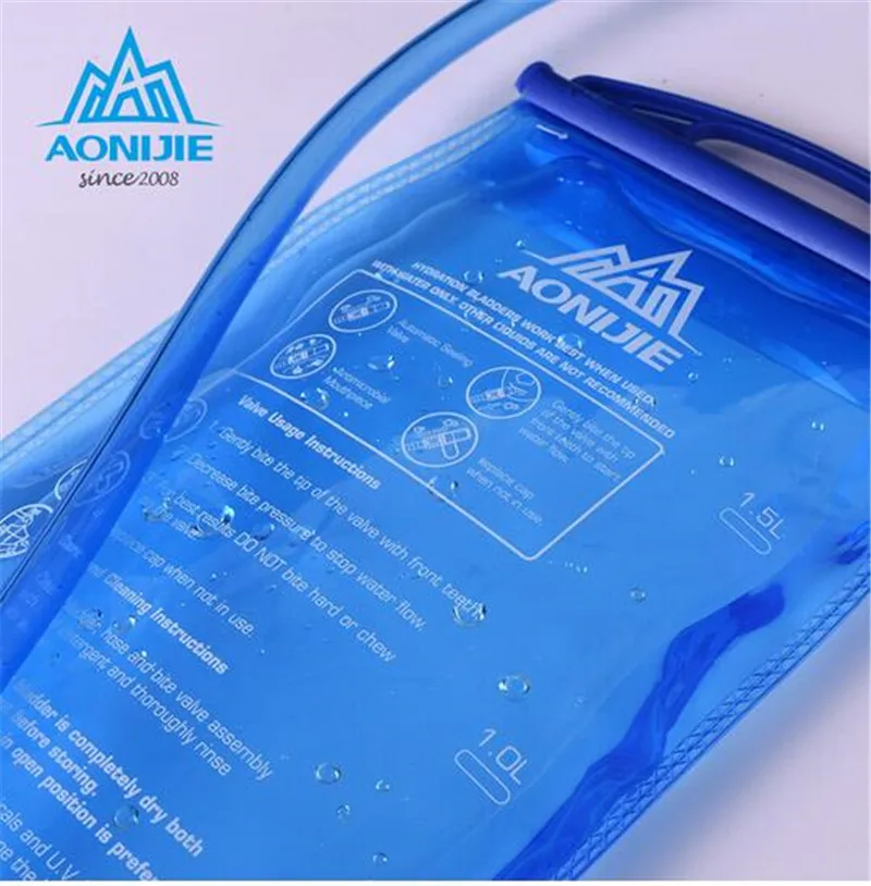 Складной мешок для воды AONIJIE 1 л/1 5/2/3L|hydration bladder|water bagsport hydration |